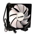 1stCOOL ventilátor SILENT 12CM FAN Black White, 120x25mm