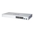 Cisco CBS220-16P-2G-EU, 16xGbE, 2xSFP, PoE+, 130W