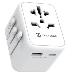 Tactical PTP Travel Adapter White