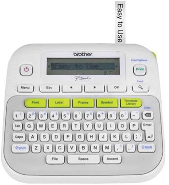 Brother PT-D210VP, tiskárna samolepících štítků s kufříkem